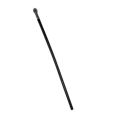 silver skull cane scepter