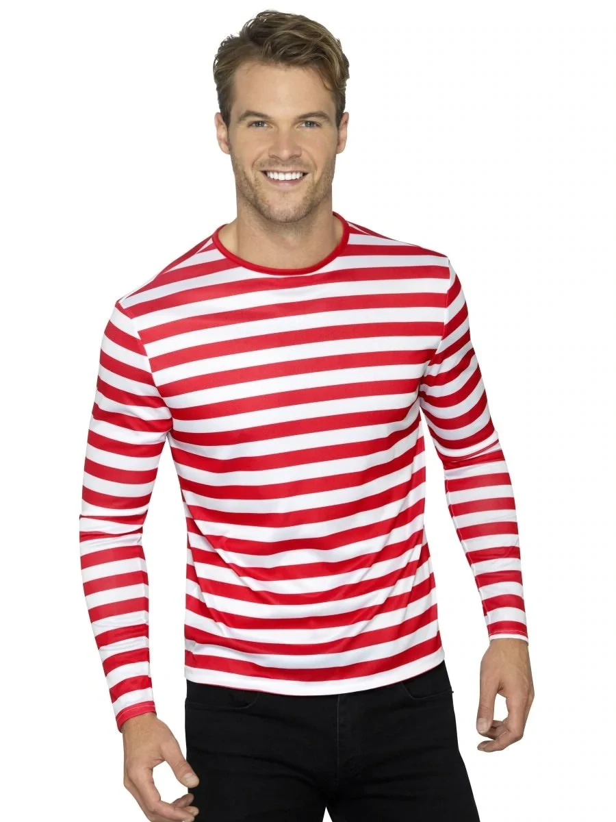 stripy t shirt clown