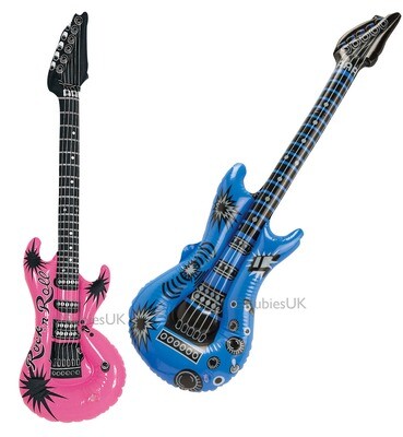Inflatable rock guitar