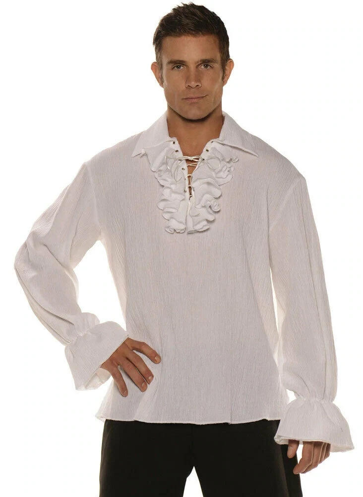 white Gauze Pirate shirt