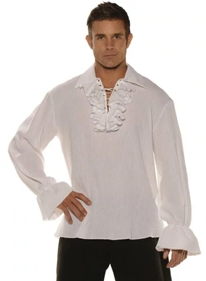white Gauze Pirate shirt