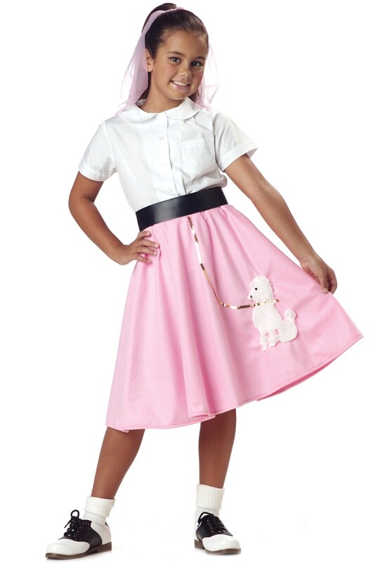 Poodle skirt girls