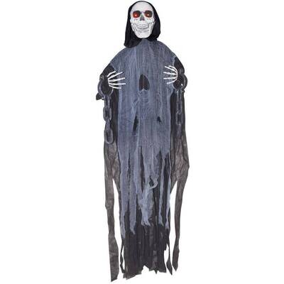 Animated Hanging black reaper with chains