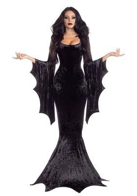 Vamp Dress black velvet