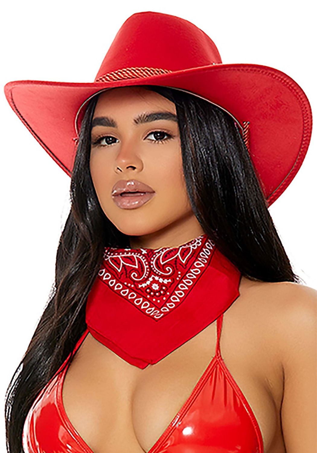 Faux Suede Cowboy Hat