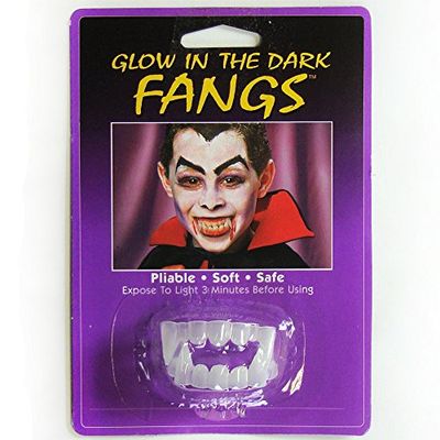 Glow in the dark fangs