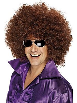 Afro Mega-huge brown wig