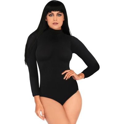 High Neck Bodysuit black
