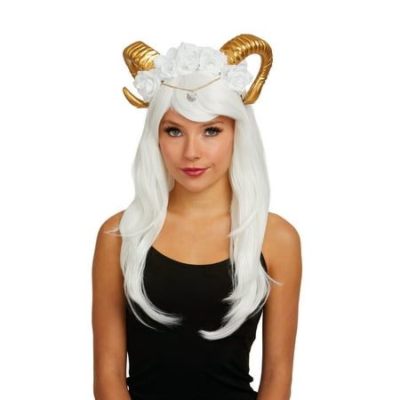 Gilded Ram Horn Headpiece