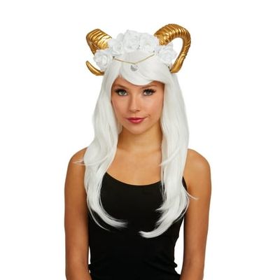 Gilded Ram Horn Headpiece