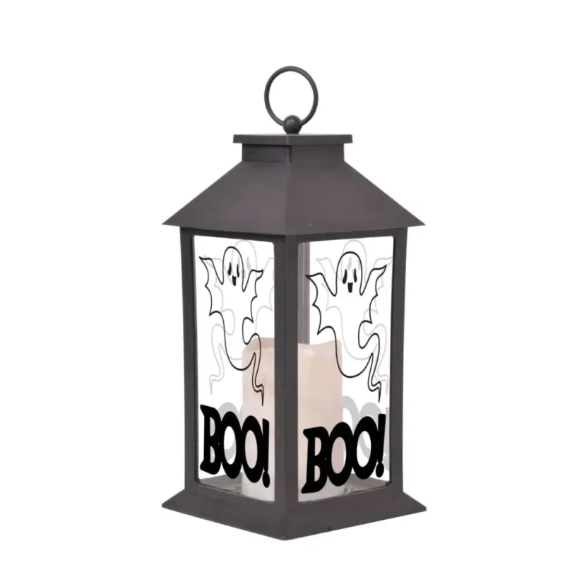 BOO GLASS LANTERN