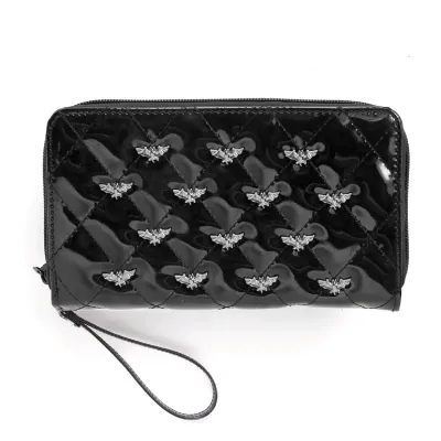Black studded wallet bats