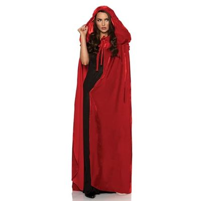 Velvet cape with deluxe hood
