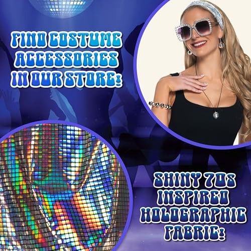 70 Hologram mini dress