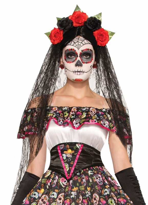 Day of the Dead Veil