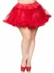 Red layered Tulle petticoat