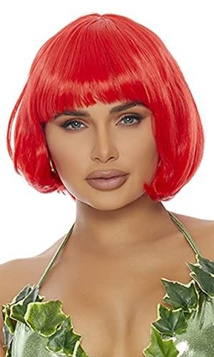 Red short wig