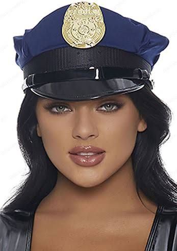Police hat blue forplay