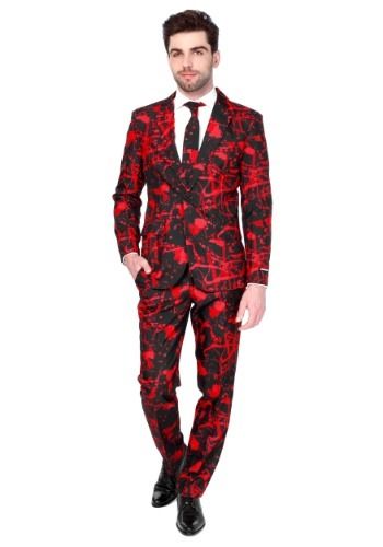 Halloween Black Blood Suit