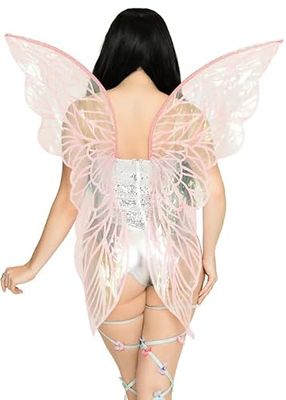 Iridescent strapless fairy wings