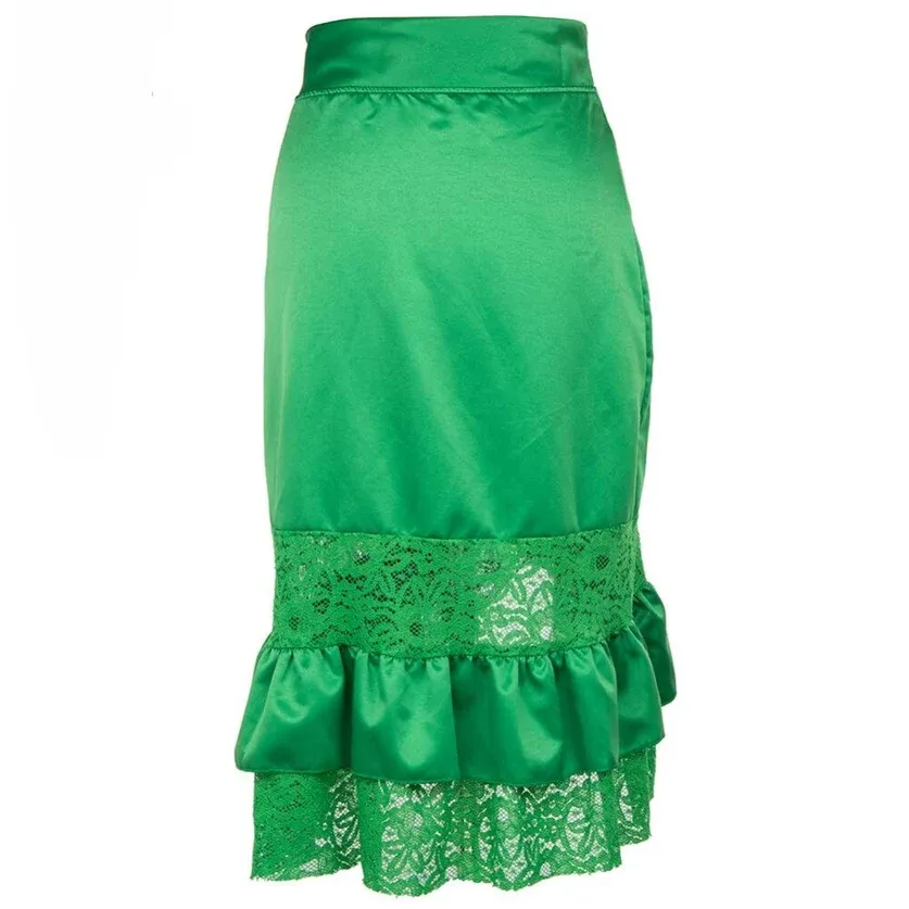 Vintage Steampunk goth lace skirt