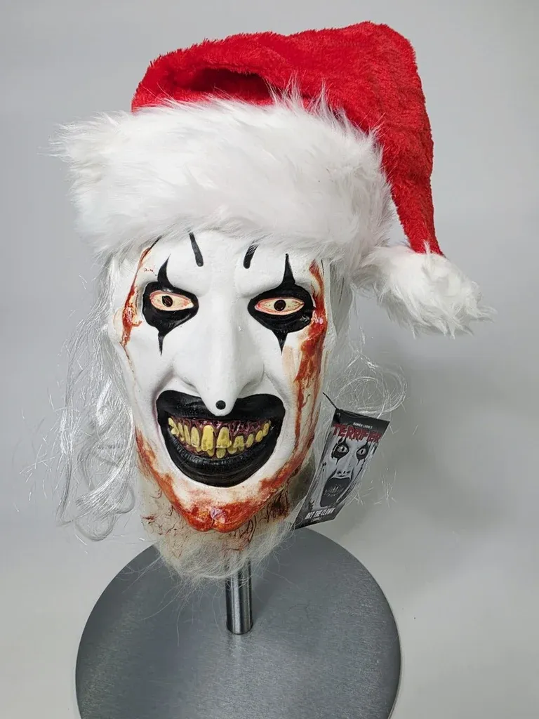 Art the Clown with Santa hat