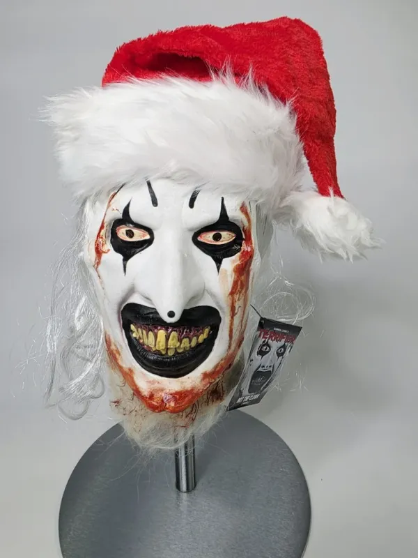 Art the Clown with Santa hat