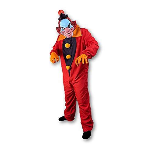 Ghost Clown Costume with mask scooby doo