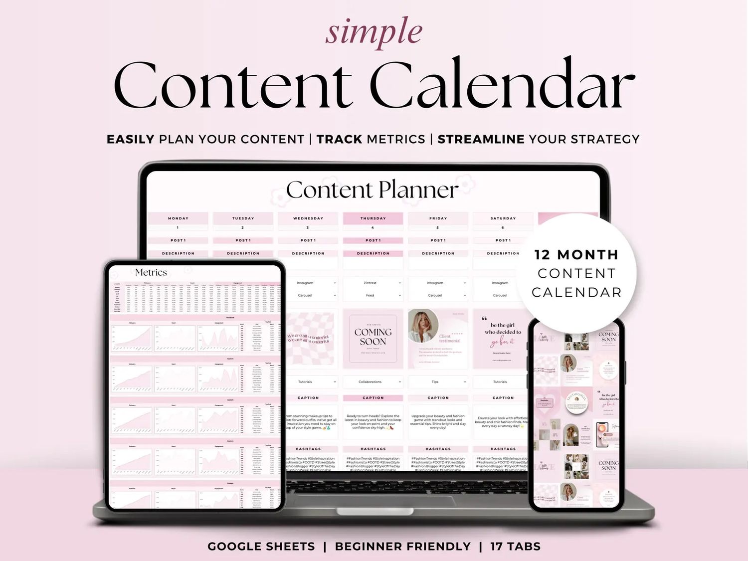 Content Calendar + Planner
