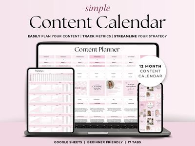 Content Calendar + Planner
