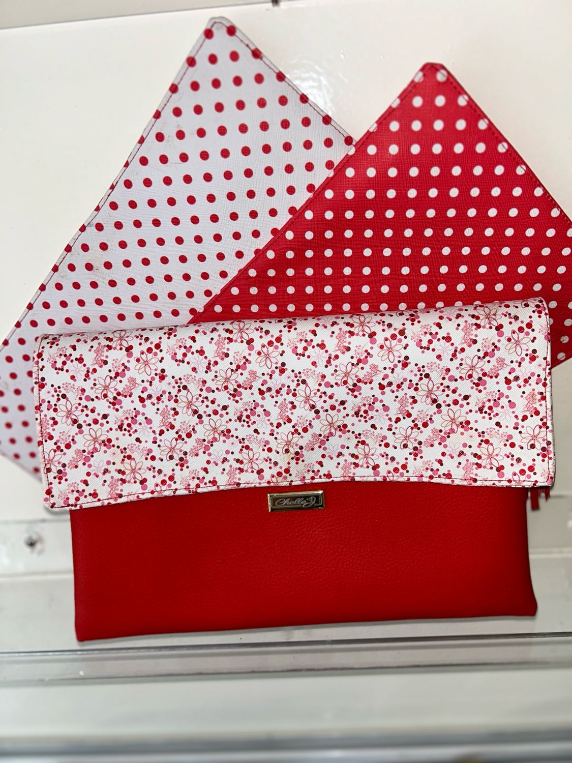 Flap Swap Clutch - Red 4Piece