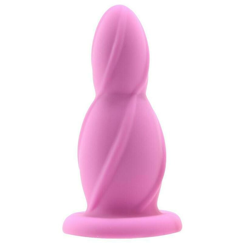 Small Silicone Butt Plug in Pink