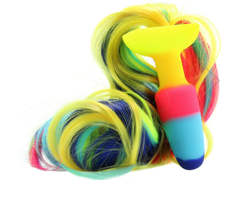 Rainbow Unicorn Tail Anal Plug🌈