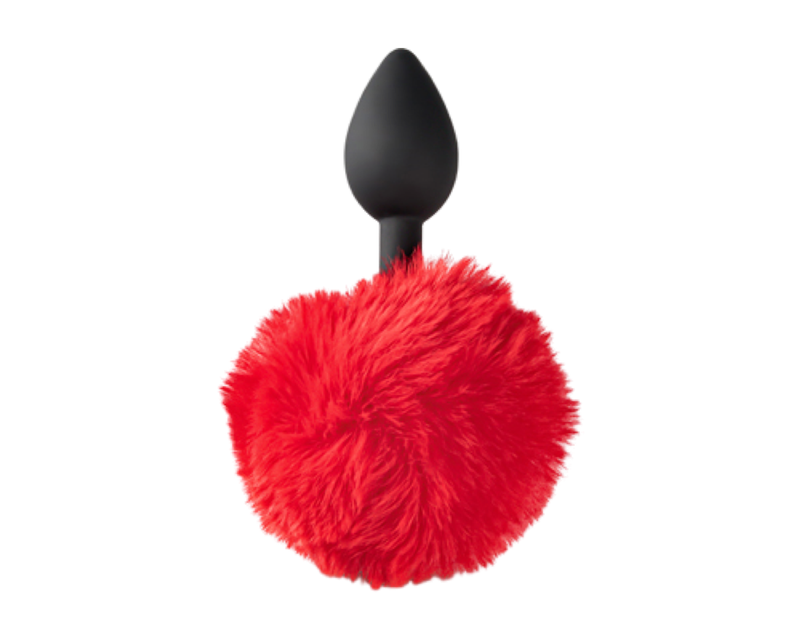Furry Red - Silicone Butt Plug