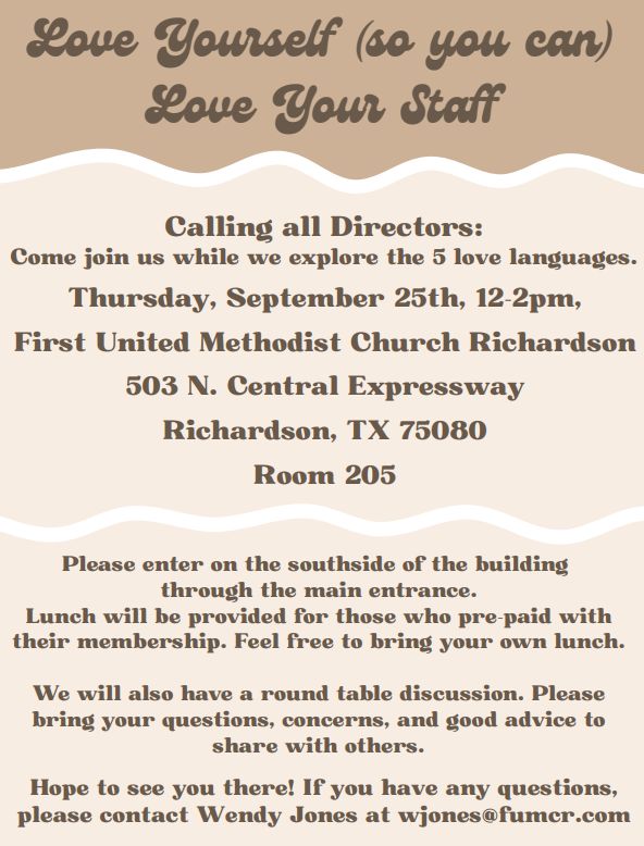 Director's Lunch - 1 time