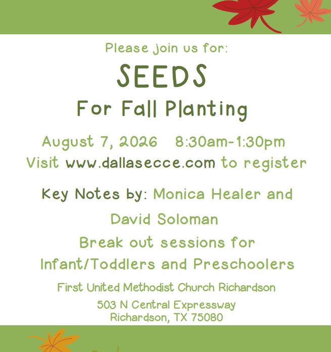 SEEDS for Fall Planting