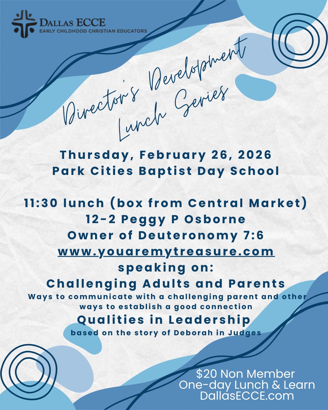 Director's Lunch - 1 time