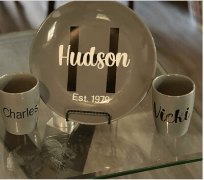 Plate/mugs