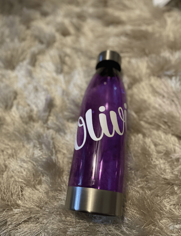 Purple waterbottle