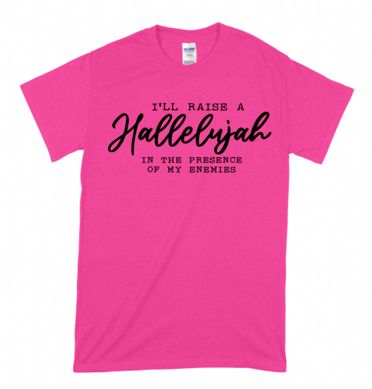 I'll raise a hallelujah