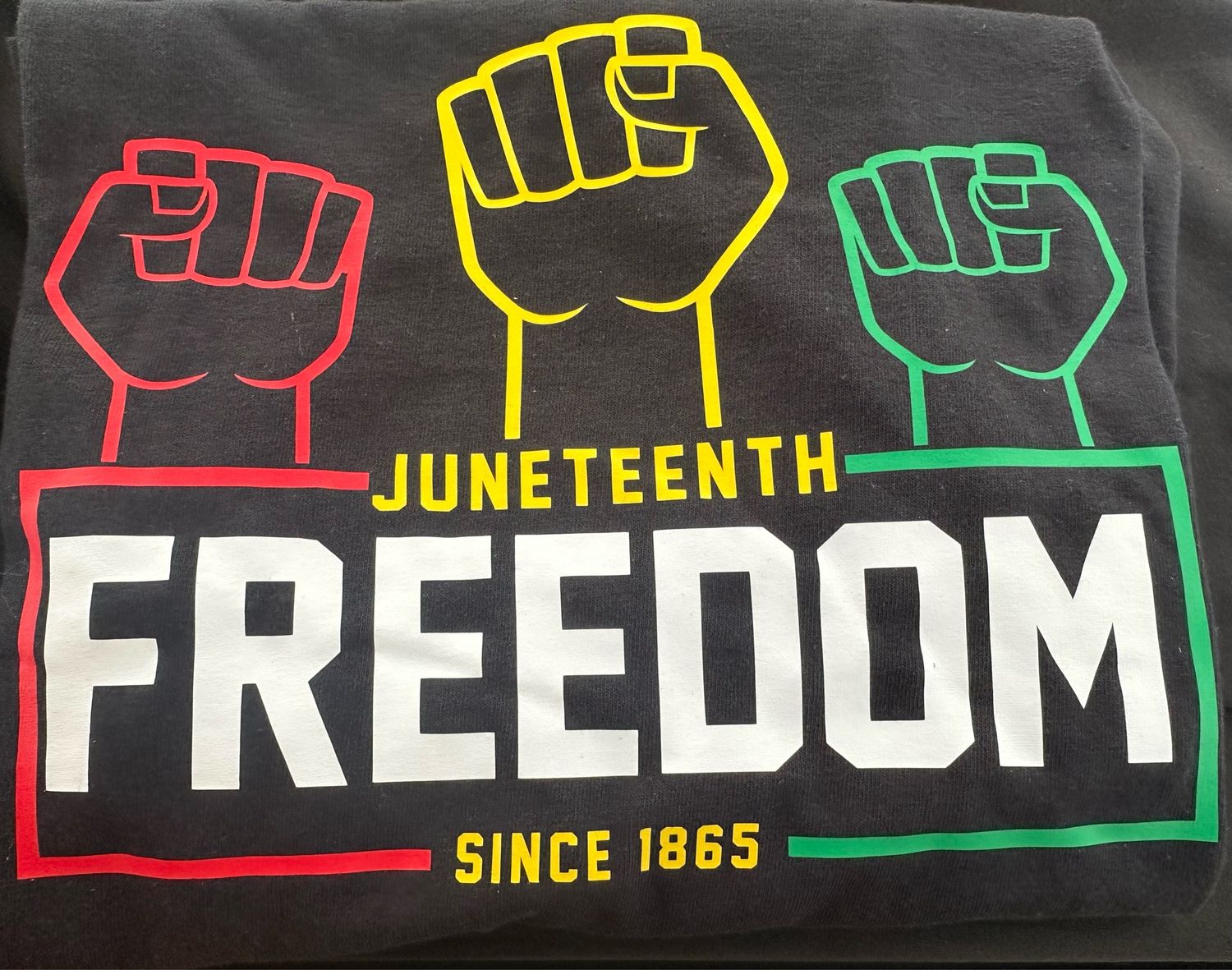 fist juneteenth freedom