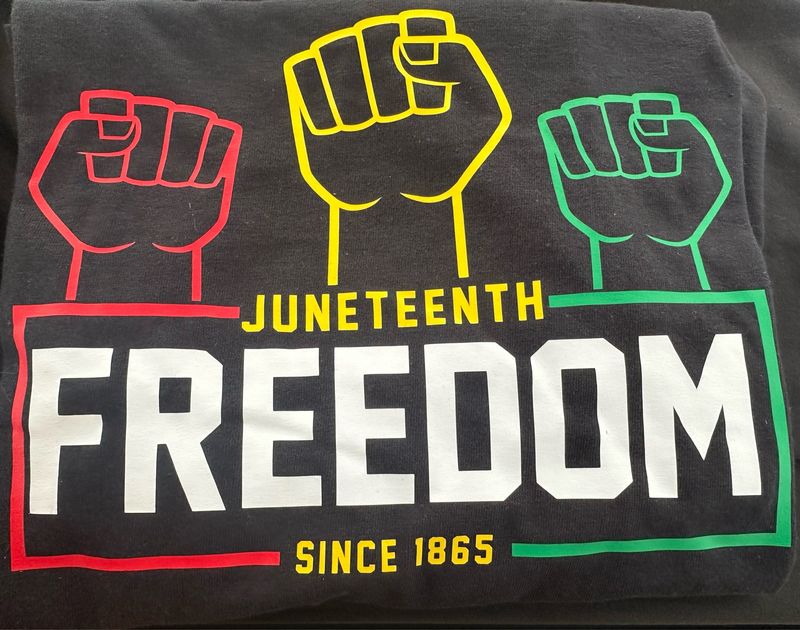 fist juneteenth freedom