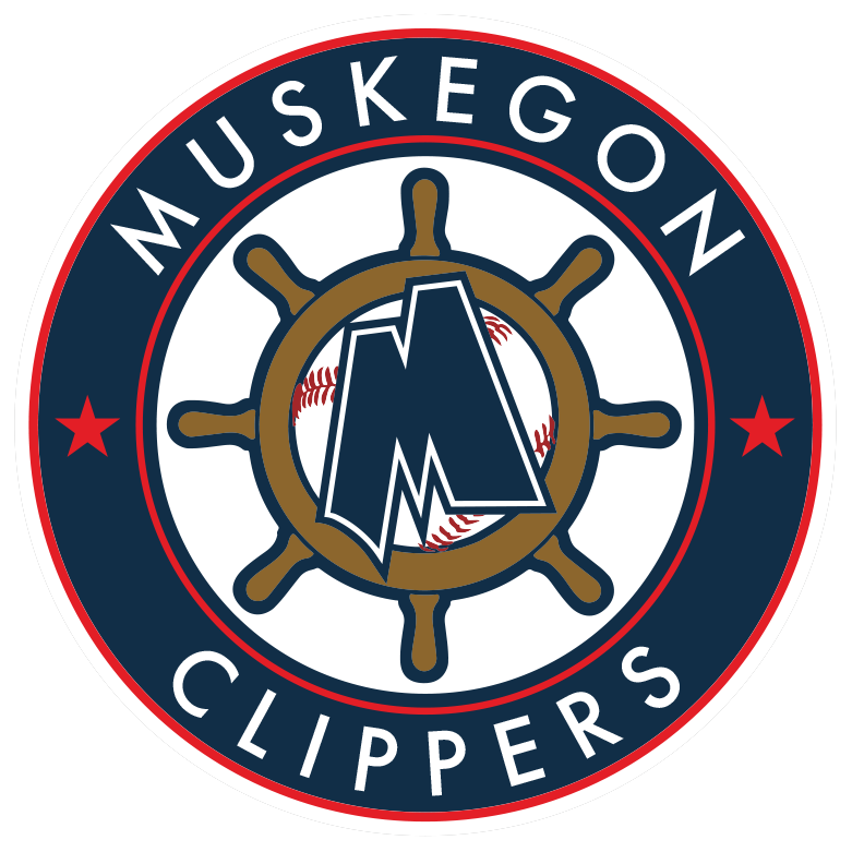 Muskegon Clippers 5&quot; Window Sticker