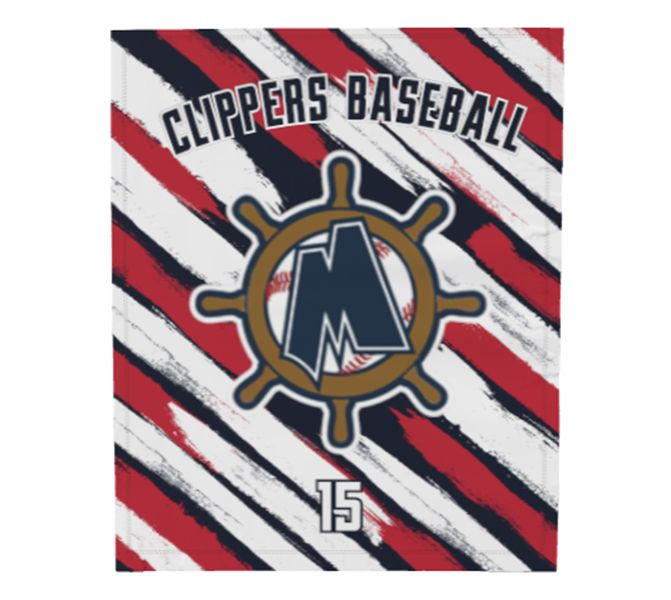 Clippers Custom Microfleece blanket