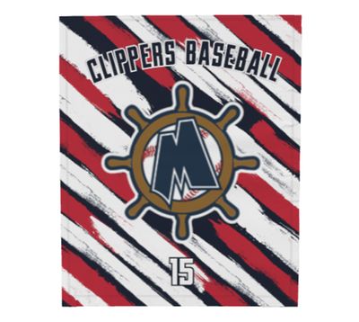 Clippers Custom Microfleece blanket
