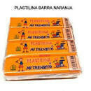 Plastilina Barra Naranja 55gr x Unidad Mi Trensito