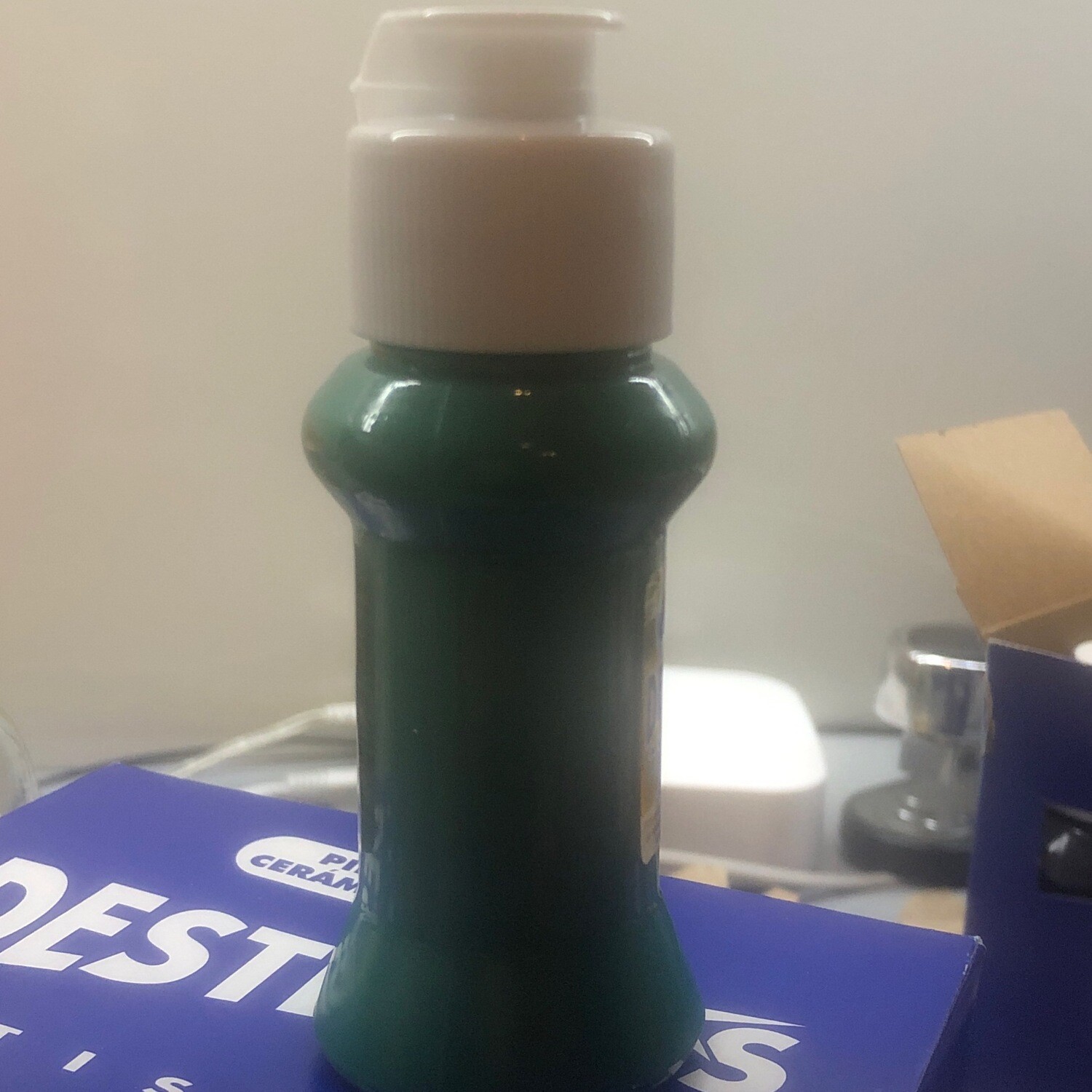 Pintura para Cerámica y Madera Destellos Verde Navidad 