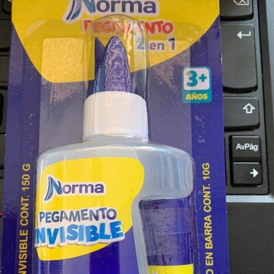 Pegante Transparente Norma150 Ml + barra 10G