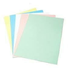 Cartulina Colores Pasteles 1/8 (x 10 Unidades) Bristol