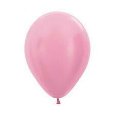 Bombas R-12 Rosado Satin  (x 6 Unidades) Globos